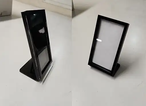 Corporate acrylic display