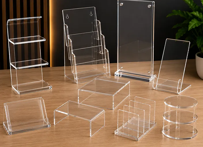 Acrylic display stands