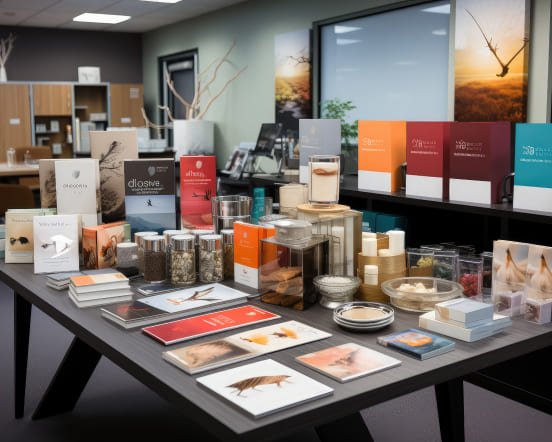 Corporate gifts and signage by Evet Advertising Dubai