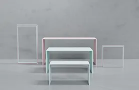 Exhibition acrylic shoe stand Dubai