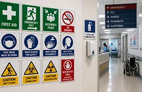 Hospital Safety Signage Dubai