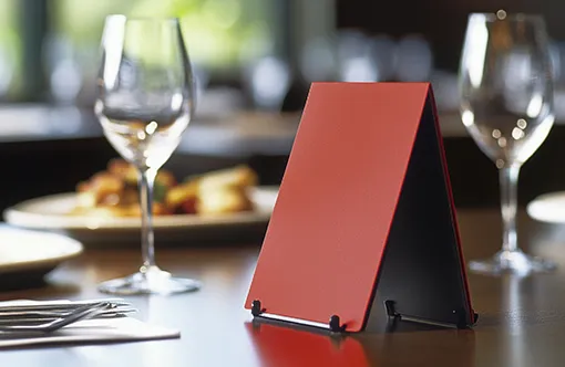 Restaurant Menu & Tent Card Displays
