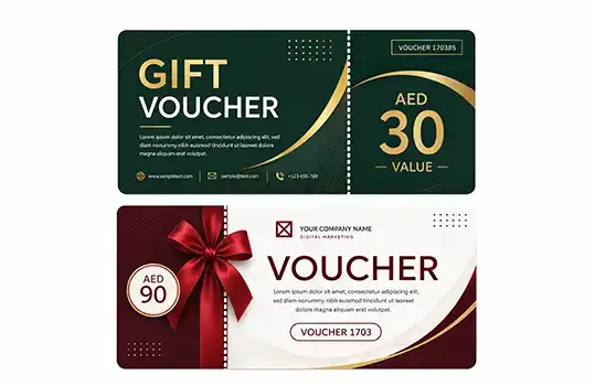 Salon Coupon Printing Dubai