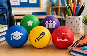 School promotional stress balls Dubai