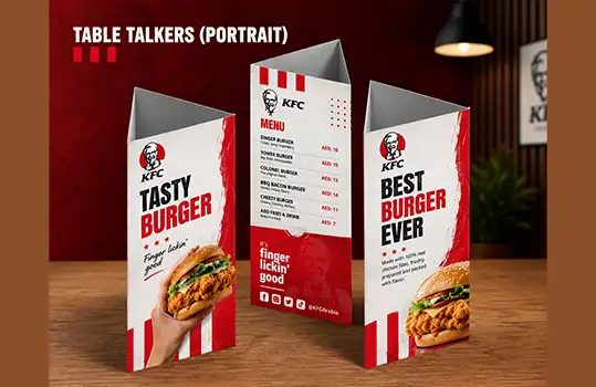 Foam board displays for exhibitions