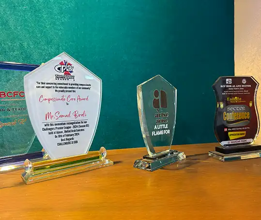 Crystal Trophies Dubai
